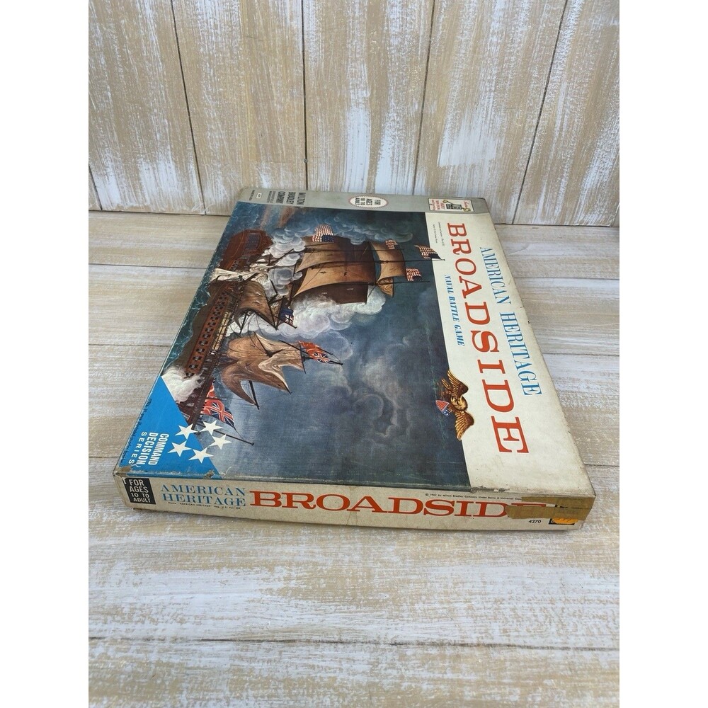 American Heritage Broadside Naval Battle Board Game #4270 MB 1962 Complete - Picture 12 of 16